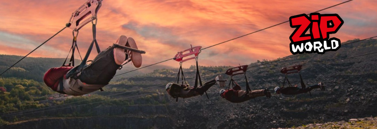 Zip World sunset flights